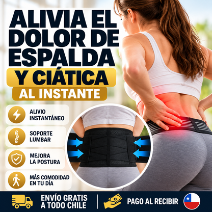 Cinturón Ajustable Soporte Lumbar WINNER  50 % DESCUENTO